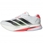 adidas Adizero Boston 13 Valge Must Lucid Punane Unisex Tennised Pilvevalge S&uuml;simust JS4932 40⅔
