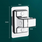 1 tk du&scaron;ipea hoidja Reguleeritav seinale kinnitatav du&scaron;ihoidik Isekleepuv du&scaron;ipea k&auml;eshoitav kronstein Vannitoa tarvikud