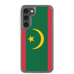 Coque T&eacute;l&eacute;phone &ndash; Samsung &ndash; Galaxy S23 Ultra &ndash; Drapeau de la Mauritanie &ndash; Souple &ndash; mitmev&auml;rviline