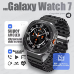 2025 Uus T&auml;iustatud Watch 7 Ultra Nutikell Meestele 32GB M&auml;lu NFC Bluetooth K&otilde;ne IP68 Veekindel V&auml;lispordi Kell silicone belt must