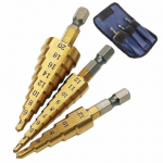3/5 tk Hss koobalt mitme auguga 50 suurust astmeline puuritera komplekti t&ouml;&ouml;riistad 3PCS