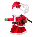 Lemmik-j&otilde;uluvana kost&uuml;&uuml;m j&otilde;uluvana m&uuml;tsiga kassikoera j&otilde;ulupeoks kasside festivalikost&uuml;&uuml;m igas suuruses kassikoera cosplay tarvikud L