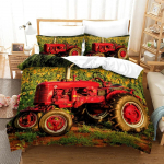 Traktori Voodipesukomplekt 3D-tr&uuml;kk P&otilde;llumajandust&ouml;&ouml;riist K&auml;rry Kodu Dekoratsioon Padjap&uuml;&uuml;r Tekikott Armas Kingitus Perele ja S&otilde;pradele 155x220cm
