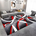 WTEMPO Elutoa diivan Kohvilaud Vaip Moodne abstraktne Magamistoavaip 180*230cm