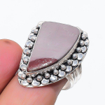 Natural Noreena Jasper Gemstone 925 Sterling Silver Jewelry Ring Size 9 j8a62