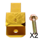 2xNew Aluminum alloy Motorcycle Motorbike Dirt Bike Shock Absorber Yellow