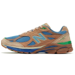 Joe Freshgoods x New Balance 990v3 Valmistatud USA-s V&auml;lisriided Unisex Tossud Pruun K&otilde;rb-Roosakas Sinine M990JG3 42.5