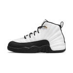 Air Jordan 12 Retro PS Royalty Laste tossud Valge Must Metallik-Kuld 151186-170 35
