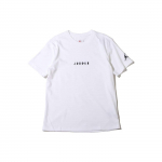 Jordan Logo Print Crew Neck T-s&auml;rk Meeste Topid Valge DM3183-100 XXL