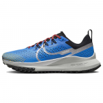 Nike React Pegasus Trail 4 Light Photo Blue Metallic Silver Naiste tossud Track-Red Black DJ6159-401 36