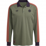Adidas Originals Hingav Triibuline Pikkade Varrukatega Polo S&auml;rk Meeste topid JN0253 2XL