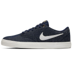 Nike SB Check Solar L&otilde;uend Premium Libisemiskindlad P&otilde;rutust summutavad Vastupidavad Kerged Madalad Rula kingad Unisex Rula kingad Tumesinine 844493-411 36