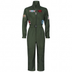 Top Gun Cosplay Kost&uuml;&uuml;m Ameerika &Otilde;huj&otilde;udude Meeste &Uuml;htlase Kost&uuml;&uuml;m Klaasidega Halloweeni S&otilde;jav&auml;eroheline S&otilde;jav&auml;epiloodi &Uuml;hesosaline 2XL 60-65kg