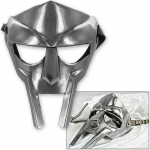 MF Doom Mask Gliaadur Hull-koll 18G Teras Messing N&auml;okaitse Keskaegne Kiiver M aero