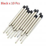 10 tk sinise tindiga Parker Style, standardne 1,0 mm pastapliiatsi t&auml;iteots, keskmine must