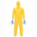 Meeste Kapuutsiga Kogu Keha Kombinesoon Pikkade Varrukatega Eest Lukuga Elastse Avaga T&ouml;&ouml;riided Hazmat &Uuml;likond Halloweeni Kost&uuml;&uuml;m 190