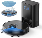 Laresar L6 Nex P&uuml;hkimisrobot 3500Pa imemisv&otilde;imsusega, iselaadiv puhastusvahend, suure j&otilde;udlusega LiDAR navigatsiooniga robot-tolmuimeja koju must