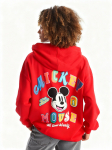 Mickey Mouse'iga tr&uuml;kitud &uuml;legabariidiline naiste kapuutsiga pusa Streetwear Vabaaja pusa Jakk S&uuml;gis/Talv Mood Y2k Topid Unisex M