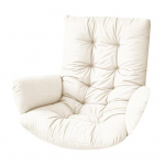 Veekindel Munatooli Padi Paksustatud Terrassi Rippuva Korvi Toolipadi Munatooli Padi 120 cm valge