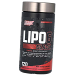 Lipo 6 Rasvap&otilde;letaja, Lipo-6 Black, Nutrex 120 kaps (02152004) 120caps