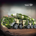 1174 tk S&otilde;jaline seeria DF-21D ballistilise raketi transpordivahendi ehitusklotsid Laste m&auml;nguasjad Ilma karbita