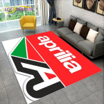 HD Aprilia Racing Mootorratta Logo Vaip Koduseks Elutoa Magamistoa Diivani Uksemati Kaunistuseks, Lasteala Vaip Libisemisvastane P&otilde;randamatt 3D 120*160cm