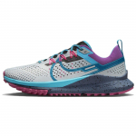 Nike React Pegasus Trail 4 SE Puhta plaatina L&auml;&auml;nemere sinine Naiste tossud Hall Must Roheline-Abyss FB7806-001 39