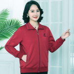 Naiste Uued &Otilde;mmeldud Rev&auml;&auml;riga Lukuga Taskutega Moodsad &Uuml;hev&auml;rvilised Mitmek&uuml;lgsed Vabaaja Pikkade Varrukatega Jakid L punane