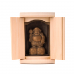 Daikokuteni Buddha kuju p&uuml;hamus (kuldne viimistlus) - talismanlik jumalus, ISM Seitse &Otilde;nnejumalat figuur