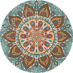 Retro boheemlased vaibad mandala lill &uuml;mmargune tr&uuml;kitud vaip elutuba luksuslik diivani piirkond tool pehme p&otilde;randamatt magamistoa dekoratsioon 80x80cm beige