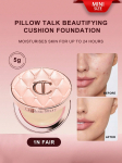 Charlotte Tilbury 1C Fair Pillow Talk Cushion 5g Kaunistav s&auml;rav aluskreem mini 1N FAIR
