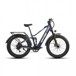 RATTAN Pathfinder Pro All-Terrain Electric Bicycle With TowSeat 26 Inch Fat Tires 48V18Ah Battery E-Mountain Bike With Ultra long range For Adult sinine
