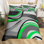 Homewish Hall Roosa Abstraktne Ombre Tekikoti Komplekt, Ruudu Ringi Geomeetria Voodipesu Komplekt, Teismeline Laps Laps T&auml;iskasvanu Voodikomplekt UK C 120x150cm 2pcs&set
