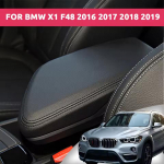 ainult vasakpoolse rooliga BMW X1 F48 2016 2017 2018 jaoks elastse paelaga t&uuml;&uuml;pi seemisnahast keskkonsooli kaane k&auml;etoe kasti kate dekoratiivne liist red line