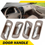 4X Rear L&R Front Door Handle Beige Set ide For 2001-2002 Honda Accord Value