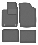 Dywaniki samochodowe welurowe grafitowe do: Renault Thalia I sedan (2000-2010)