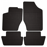Dywaniki samochodowe gumowe do: Citroen C4 II hatchback, kombi (2010-2018) - czarne, dopasowane
