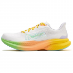 HOKA ONE ONE MACH 6 Libisemisvastased Kulumiskindlad Madalad Jooksukingad Meeste Frost White Tennised 1147790-FTST 40 h&auml;rmatis valget v&auml;rvi