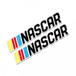 2 tk NASCAR v&otilde;idus&otilde;iduauto kleebis Auto kere kaitseraua akende mootorratta s&uuml;learvuti seinad Vin&uuml;&uuml;lkile stiilikleebis Auto tuuningtarvikud 30x5.5cm