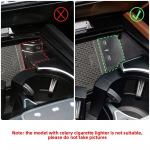 Water cup holder and wireless charging pad for Mercedes 24-2025GLE W167 350 v167 coupe gls x167 450 500e 350d trim accessories for gle 24-25