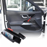 M63K-For Mercedes Benz E Class W214 2024 Car Door Storage Box Organizer Tray Door Handle Pocket ert Black Front