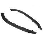 A51K-1 Paar Auto Esipamperi Huul Alumine Spoiler Valance Liist VW Golf MK7 GTI 2015 - 2017 jaoks 5GG8059039B9, 5GG8059049B9 Asendus must