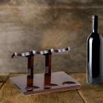 Sturdy Wine Rack, Storage Solution for Bottles in Home And Restaurant Settings 3 bottles