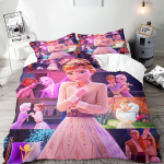 K&uuml;lmutatud printsess Elsa ja Anna 3-osaline &uuml;hes t&uuml;kis voodipesukomplekt Comforte Luxus Peen s&uuml;nnip&auml;evakingitus 100% pol&uuml;ester Kodu kaunistus EU Single(135*200cm)3pcs