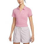 Nike Sportswear Essentials Seeria Polo S&auml;rk Naiste Roosa DV7885-699 EU L roosa