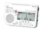 Seiko Metronoomi K&otilde;rge Muusikastend Ideaalne Vaskpillidele STH200WH Tuuner, Helitugevus, Kinnitatav, Ansamblid, Valge, valge