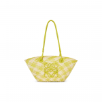 Loewe Paulas Ibiza Anagram Korv V&auml;ike Kott Looduslik/Laimiroheline Naiste Kotid Pruun A223P65X30-1049 Gift Set(Basic Set+Box+Shopping Bag)