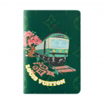 Louis Vuitton X Nigo koost&ouml;&ouml; taskukorraldaja Monogram-kattega l&otilde;uendist kaardihoidja rahakott Meeste rahakotid Roheline M25971 Gift Set(Basic Set+Box+Shopping Bag)