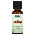 NOW Foods, orgaaniline eeterlik &otilde;li, nelk, 1 fl unts (30 ml)
