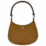 Tory Burch Emerson Minimalistlik Vabaaja T&otilde;mblukuga Avatav K&auml;sikott Naiste k&auml;ekotid P&auml;hklipruun 150258-909 Basic Set (Bag+Dust Bag)